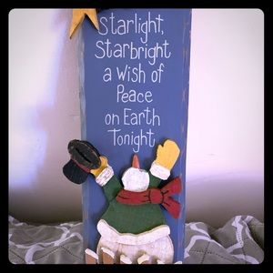 🏷Primitive Starlight Star bright Christmas plaque